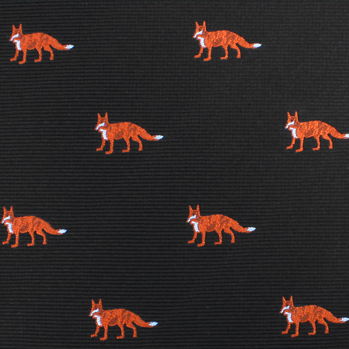 Japanese Ezo Red Fox Self Bow Tie