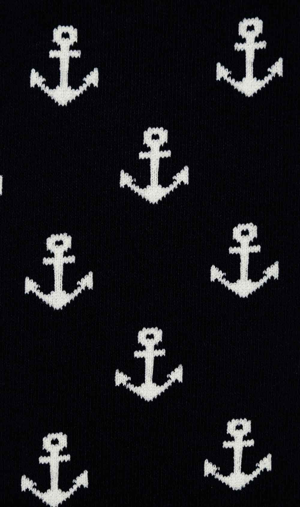 Midnight Anchor Socks