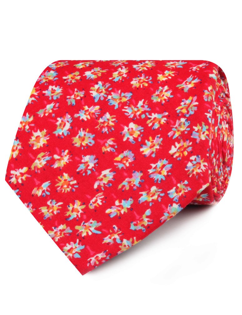 Luis Potosí Pink Floral Necktie