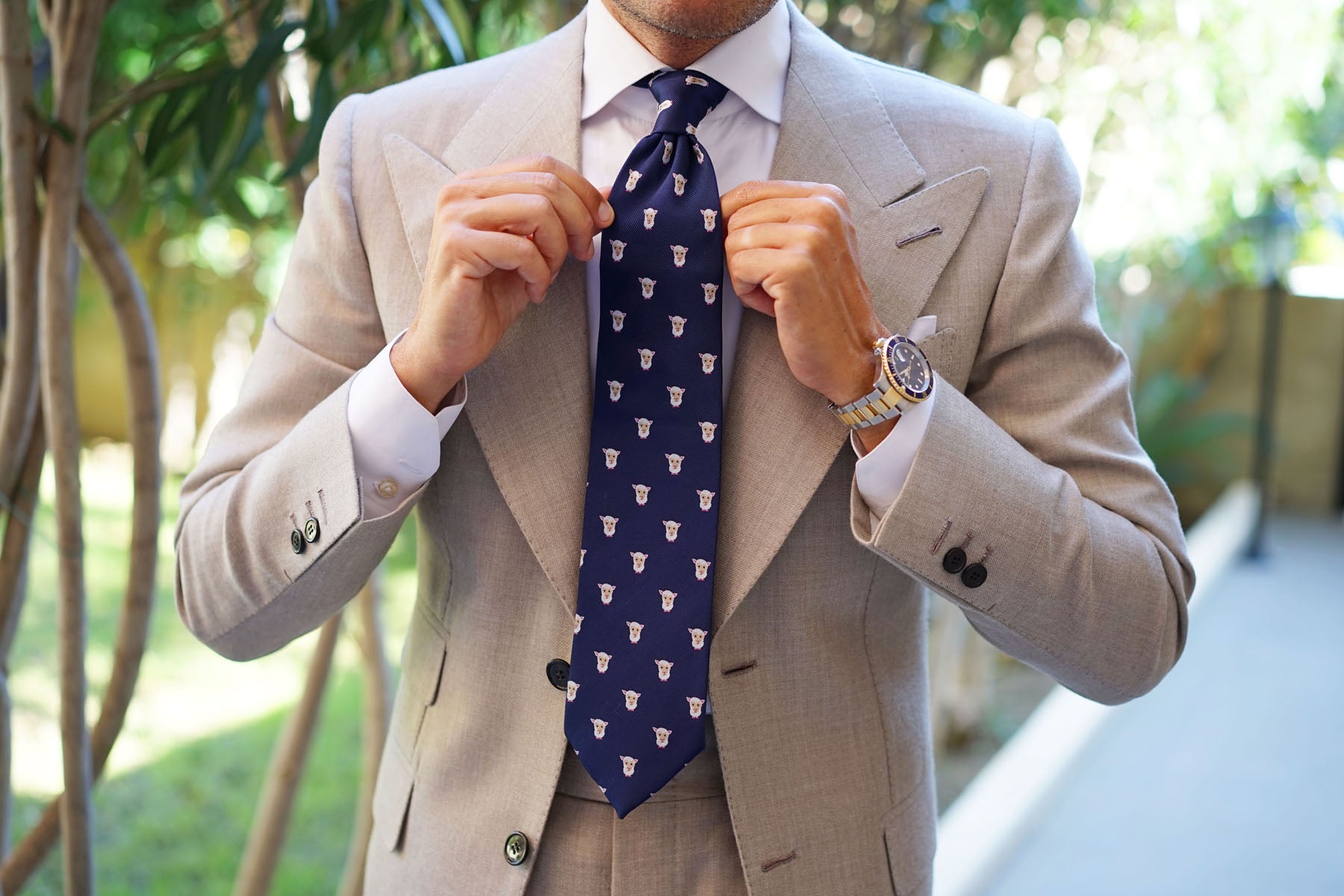 White Sheep Tie