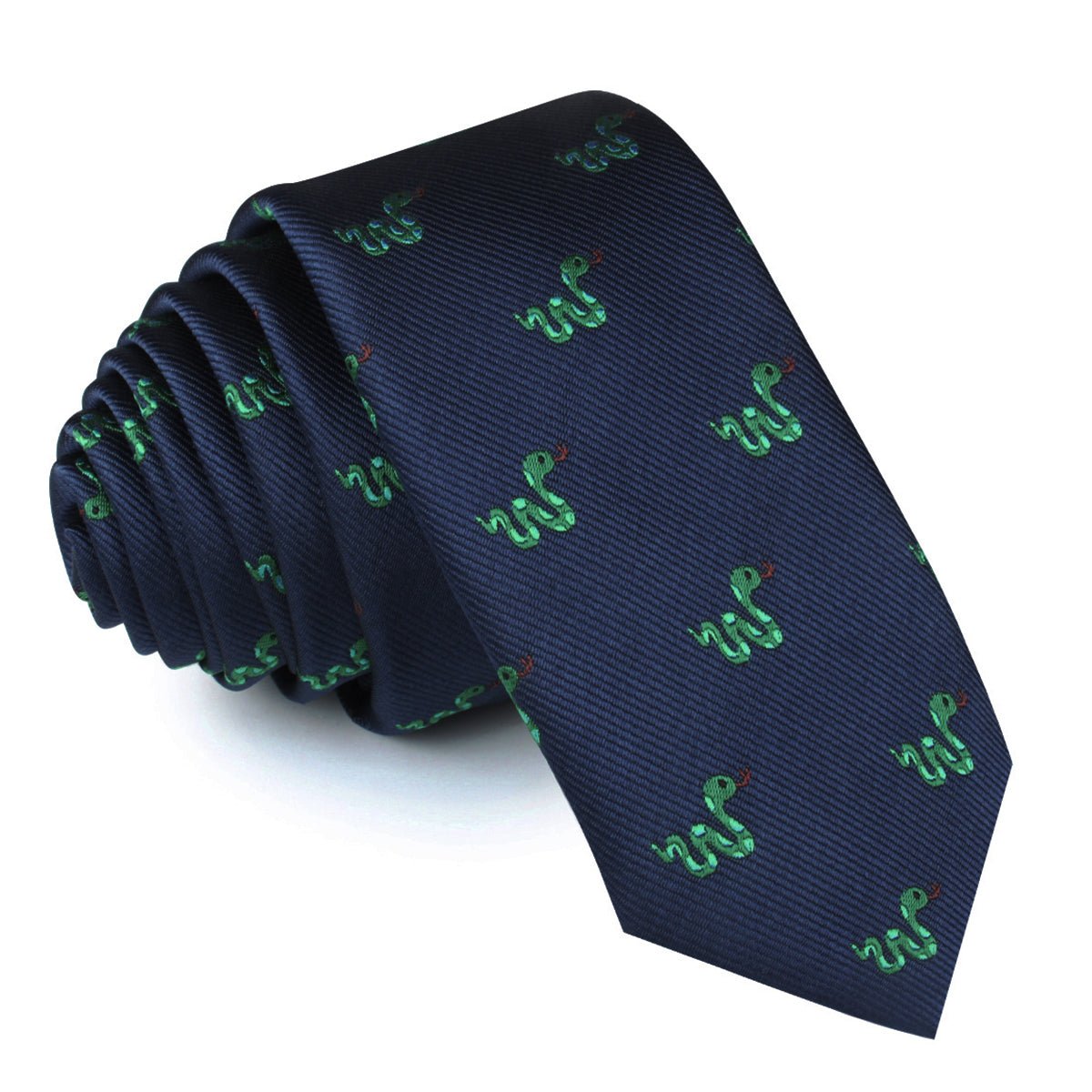 Jelly Snake Skinny Tie