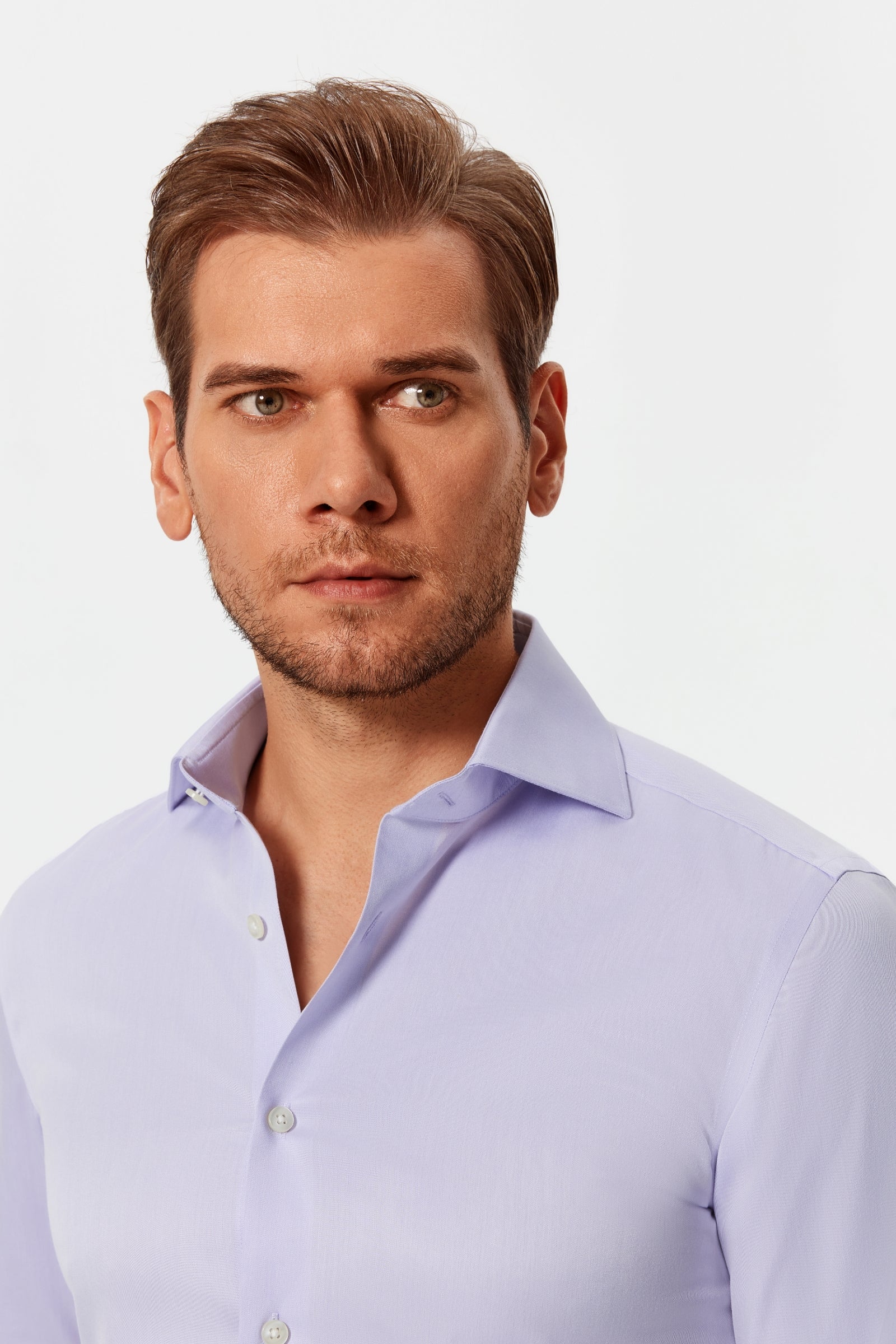 Lucious Lavender Twill Non-Iron Shirt