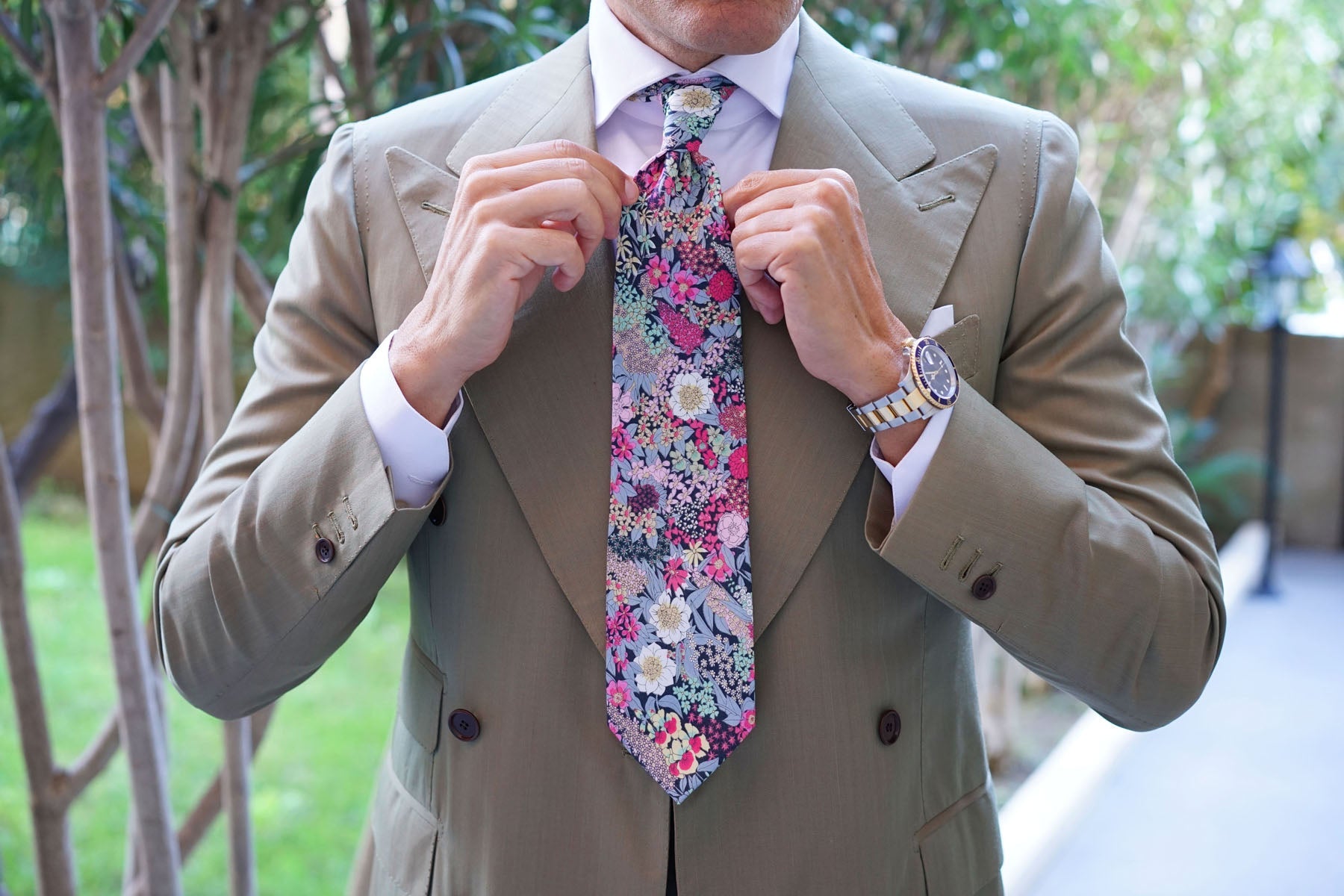 Africacian Kirstenbosch Flower Necktie