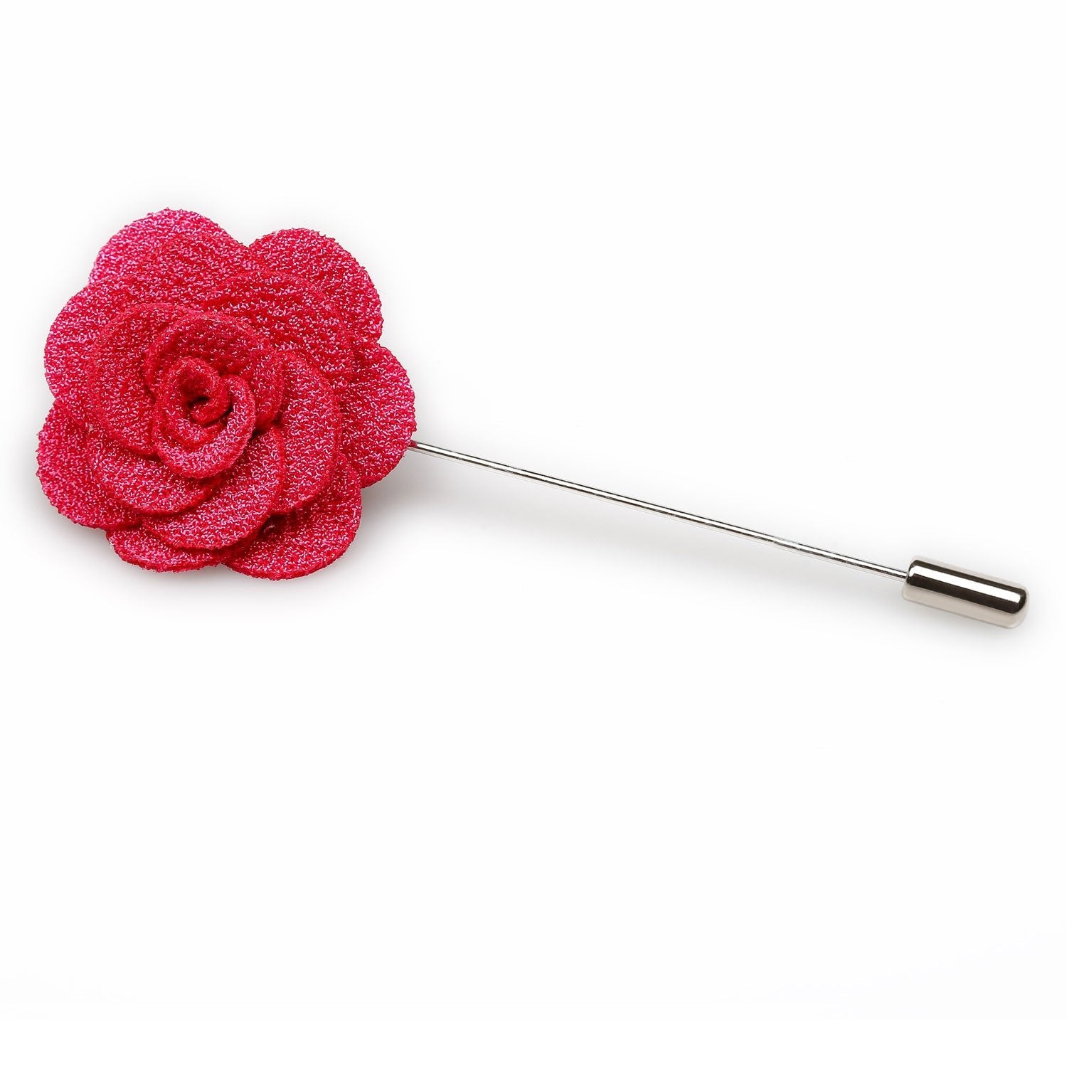 Hot Pink Mini Lapel Flower