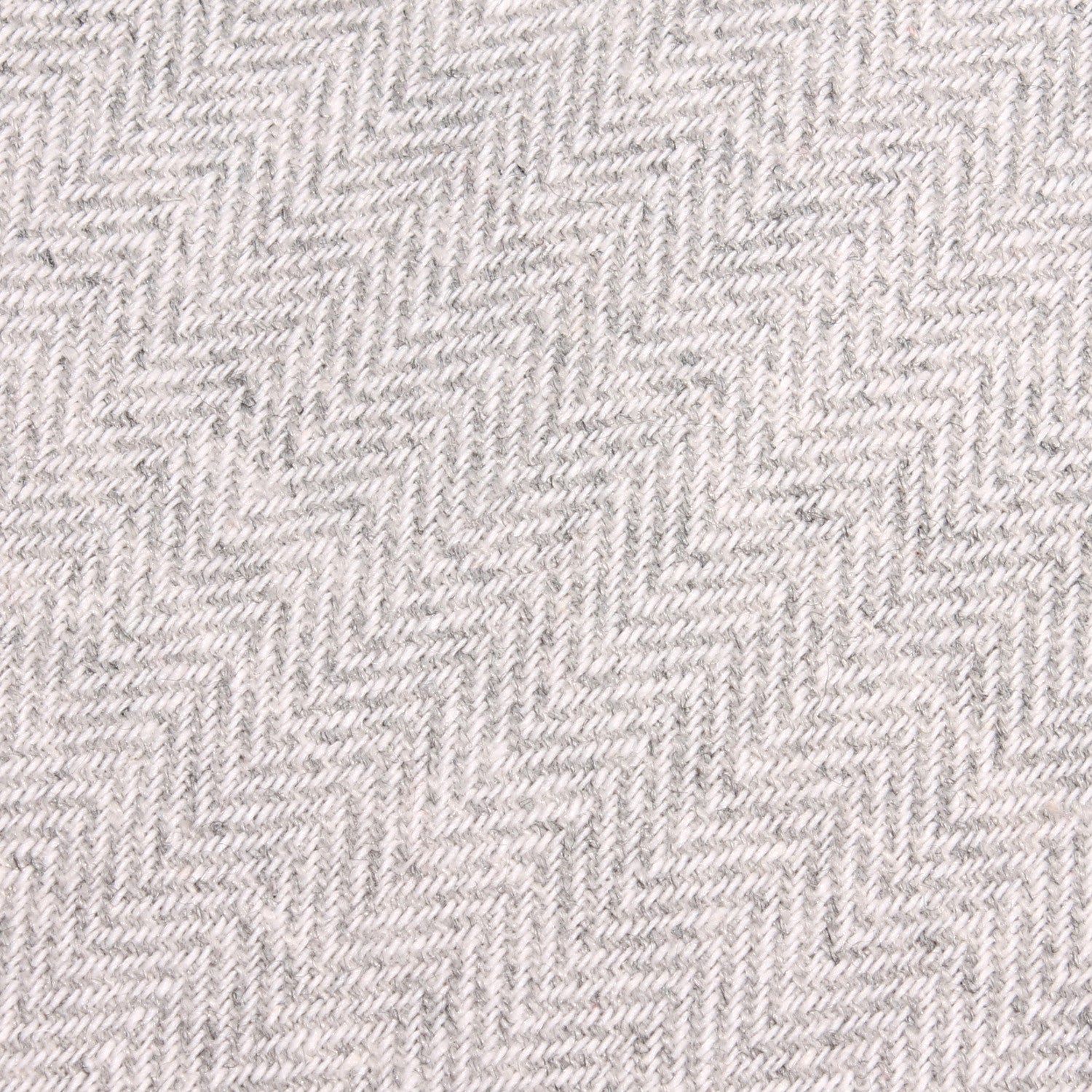 Light Grey Herringbone Linen Necktie