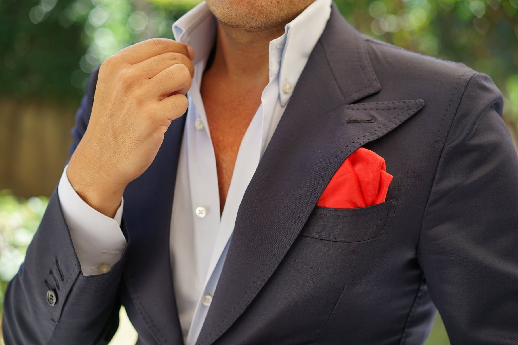 Red Velvet Pocket Square