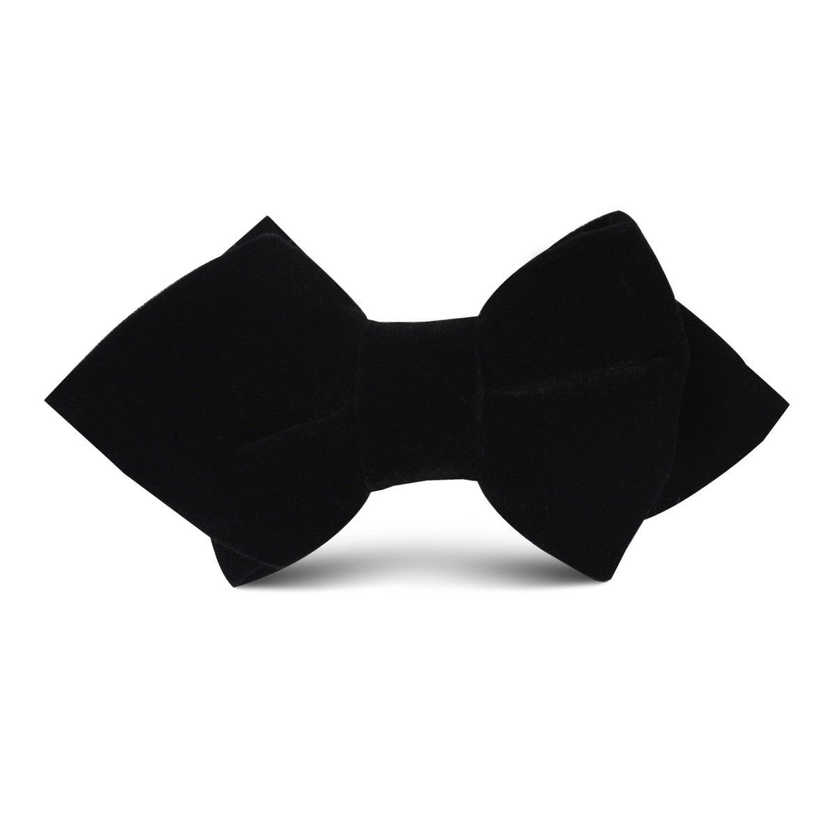 Black Velvet Kids Diamond Bow Tie