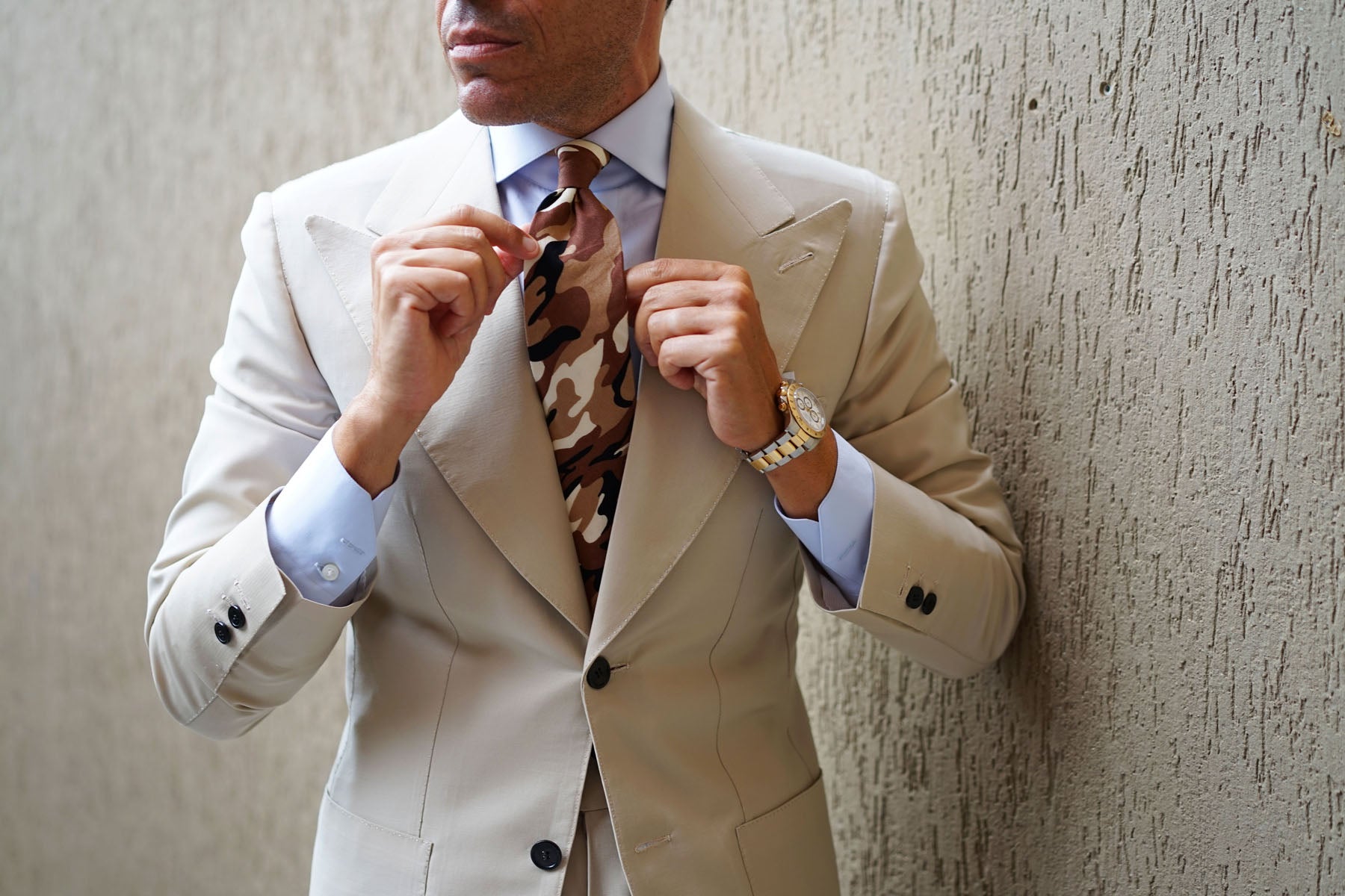 Desert Sand Camouflage Tie