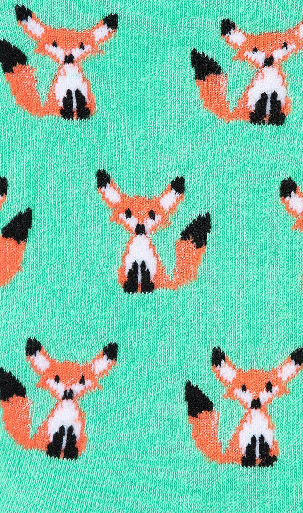 Mr Fox Mint Green Low Cut Socks