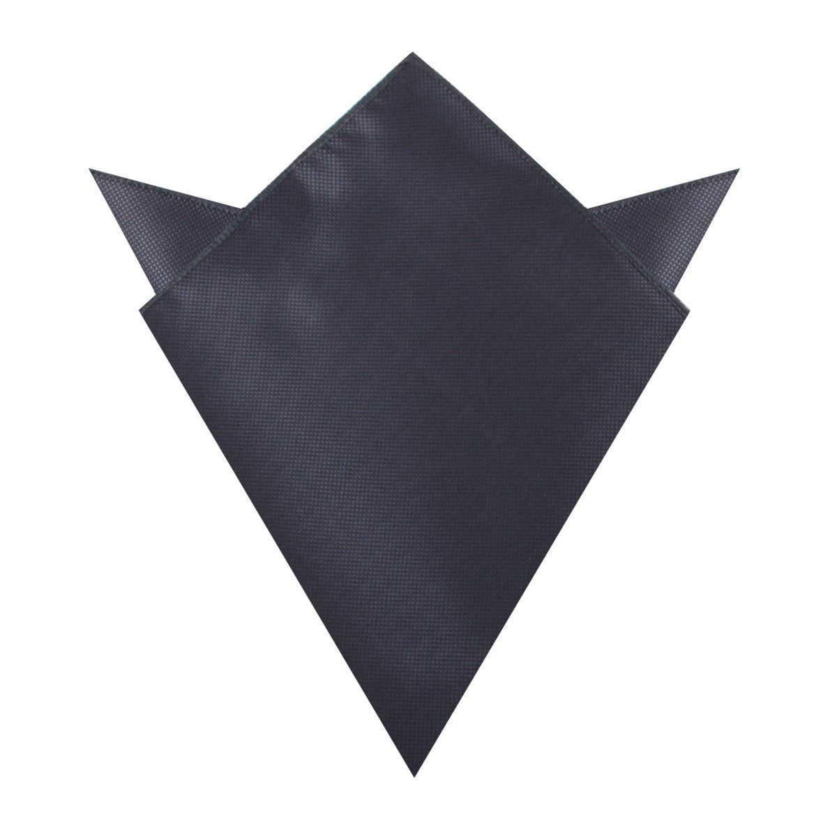 Dubrovnik Charcoal Grey Diamond Pocket Square