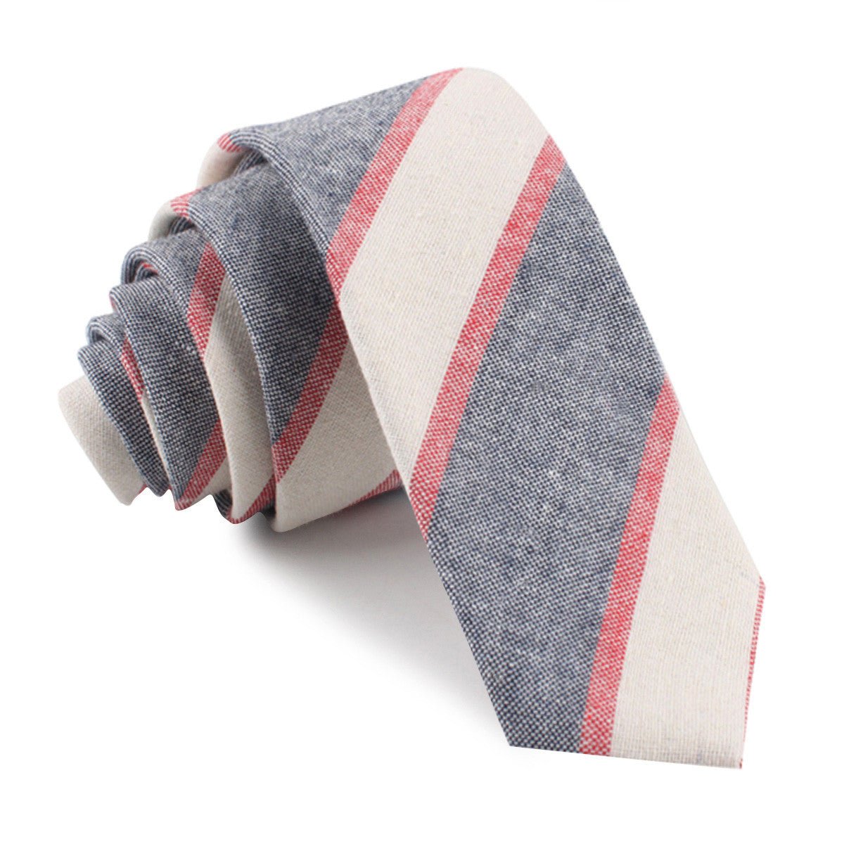 Napoleon Inferno Linen Skinny Tie