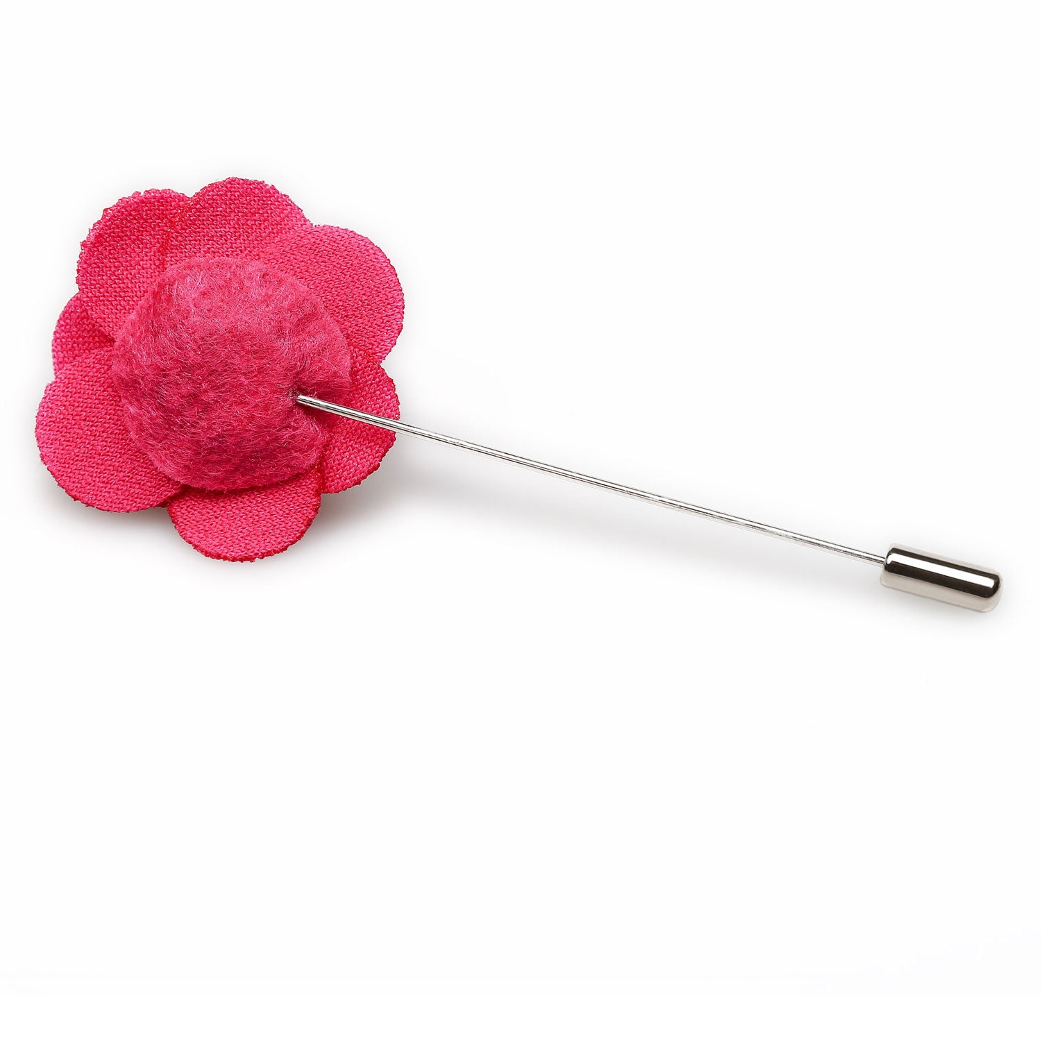 Hot Pink Mini Lapel Flower