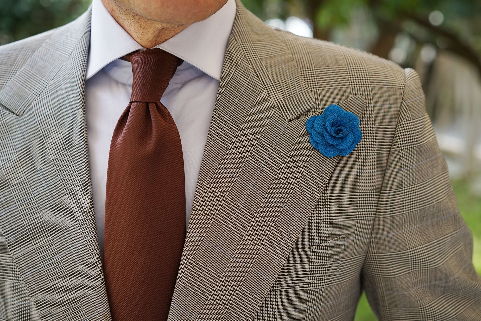 Rekindling Blue Lapel Flower