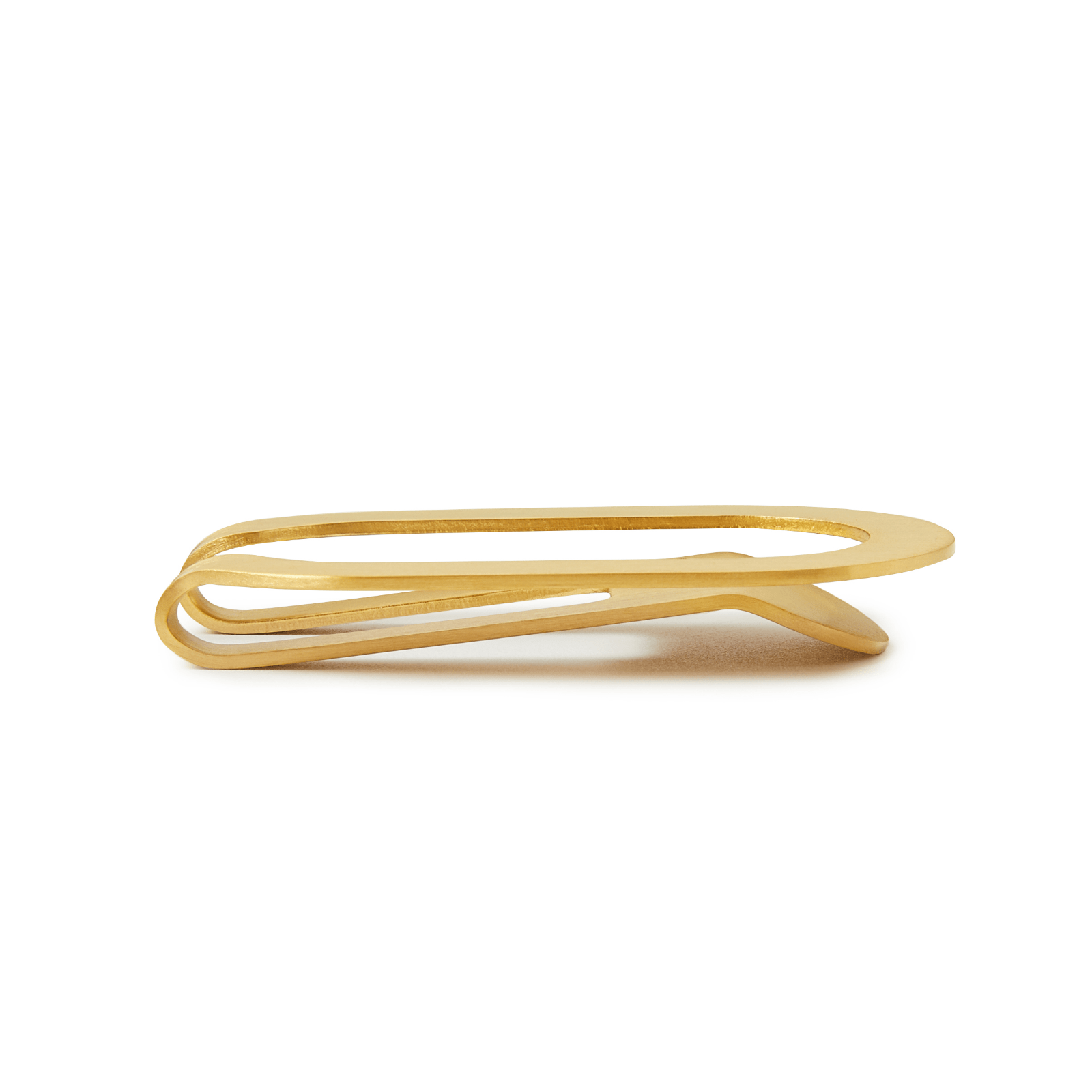 Shining Gold Loop Money Clip