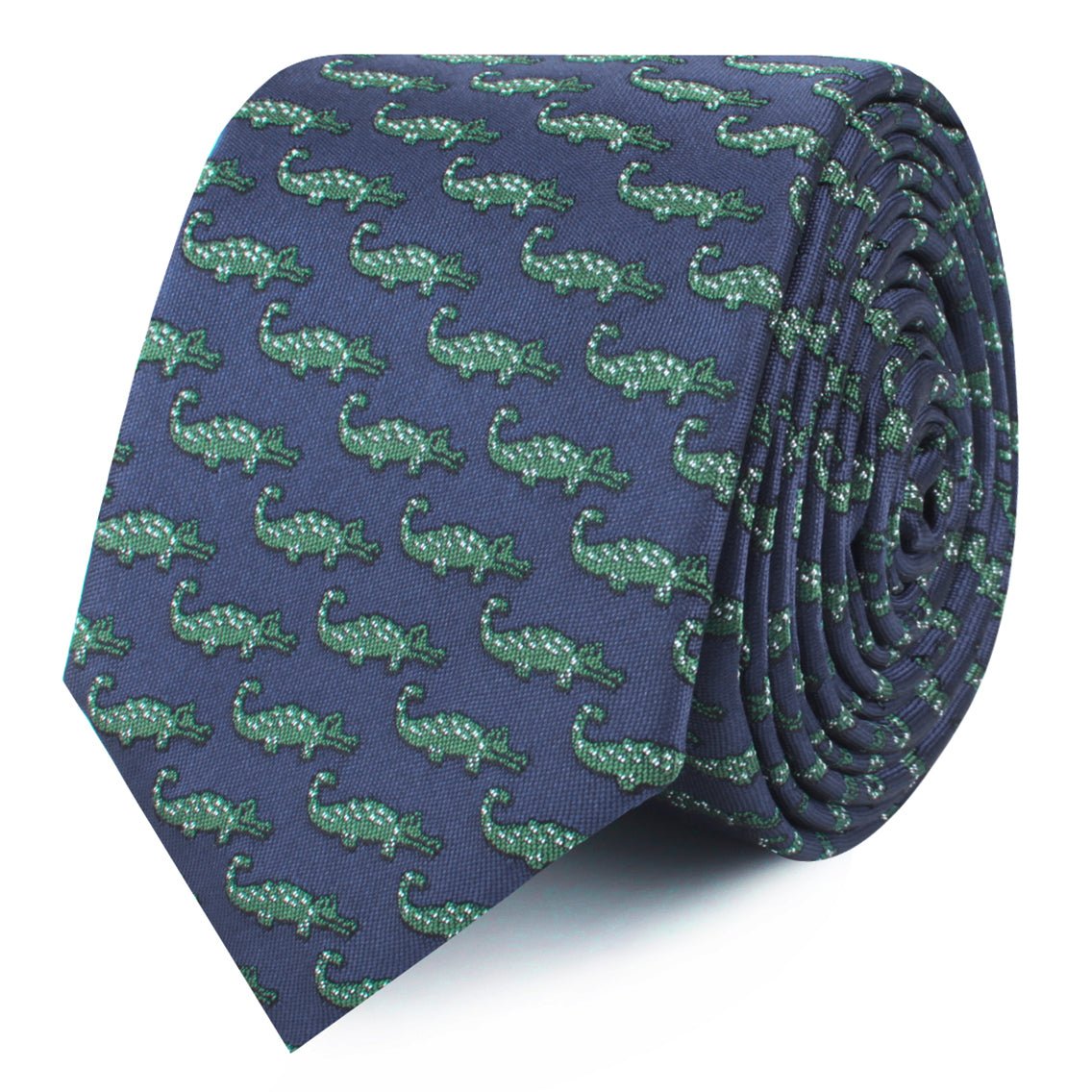 Blue Crocodile Dundee Skinny Tie