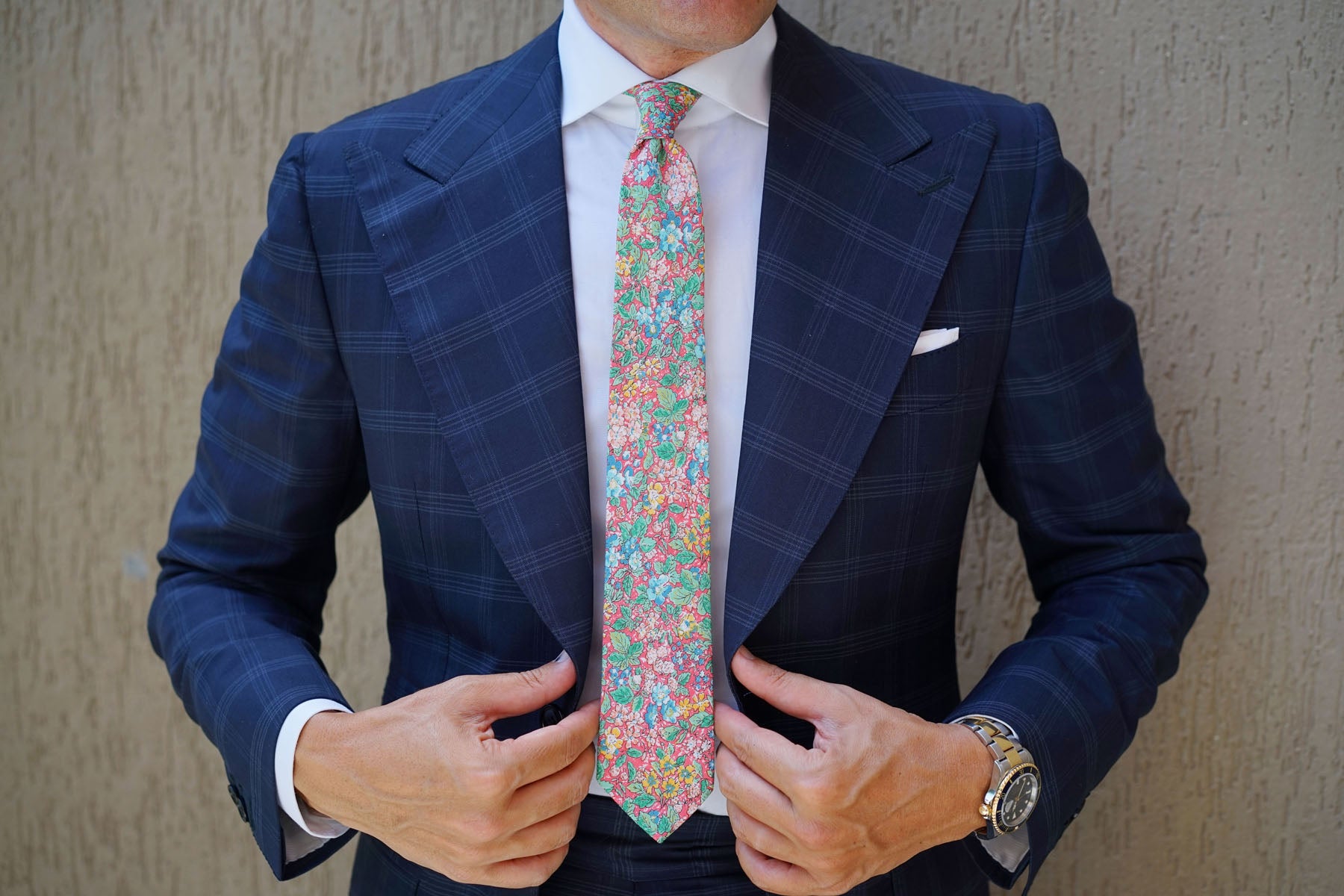 Gardens of Versailles Floral Skinny Tie