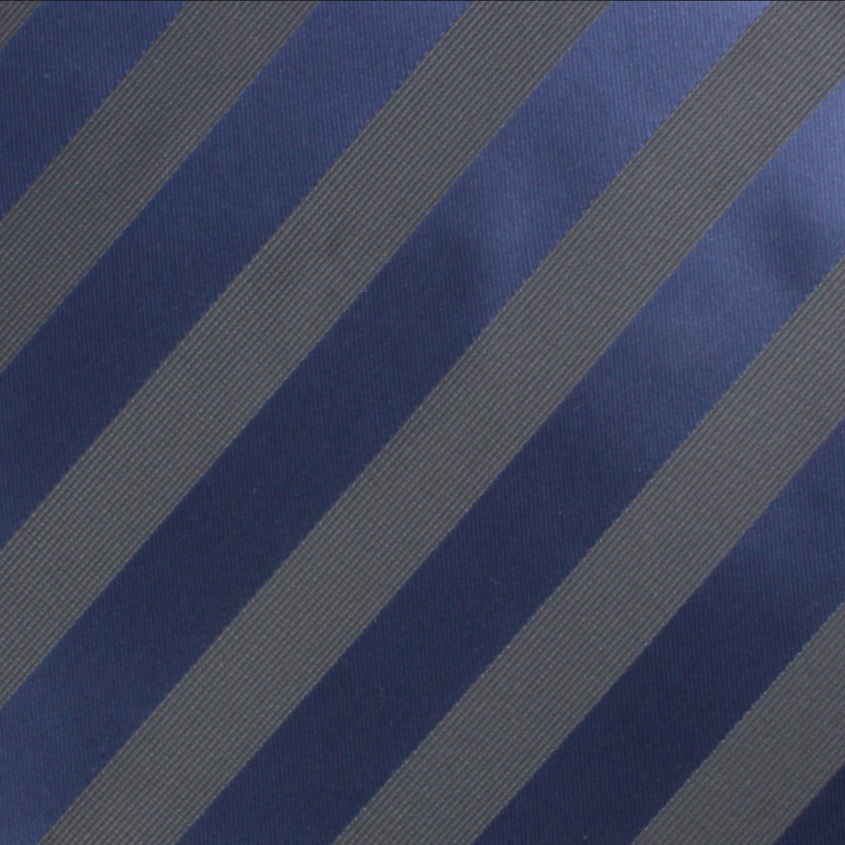 Indigo Blue-Black Striped Skinny Tie