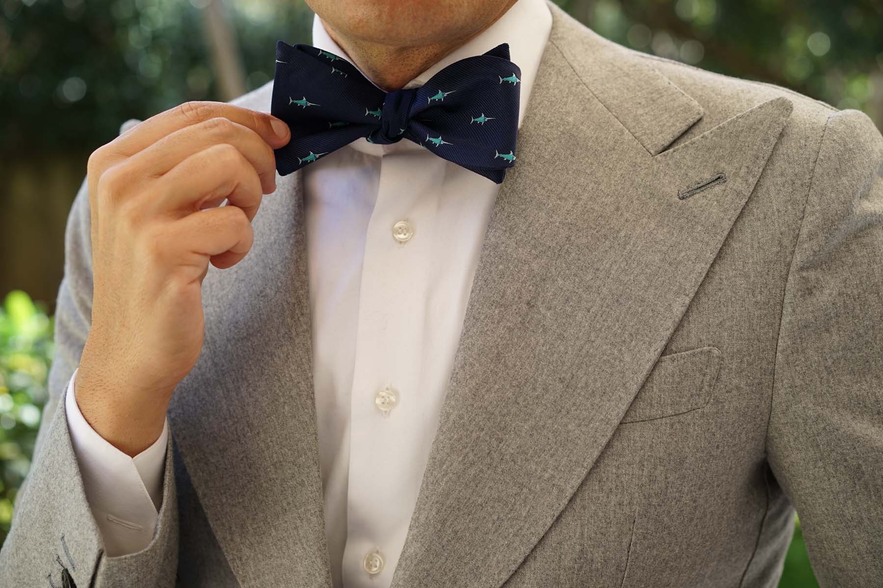 Swordfish Self Bow Tie