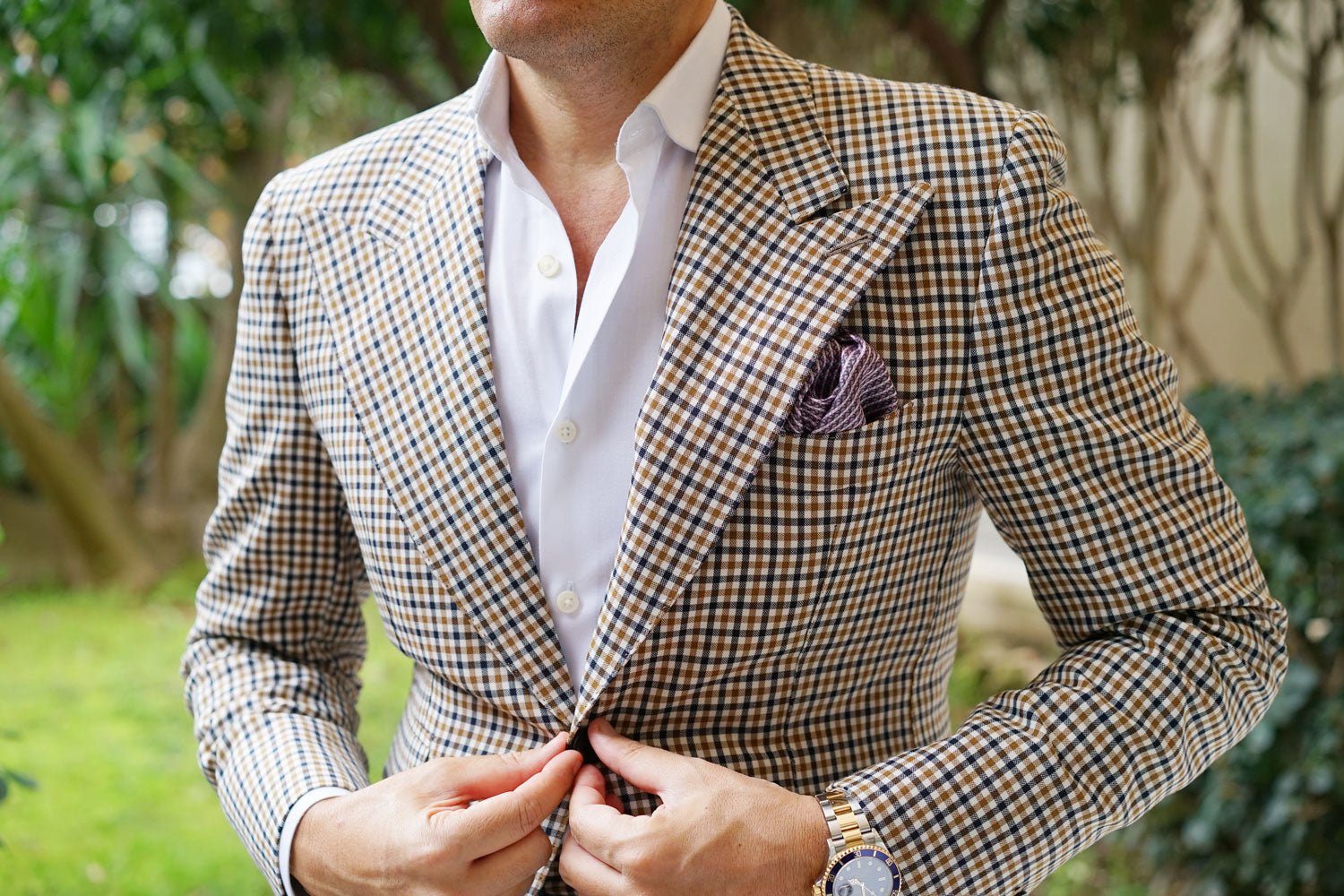 The Abacos Pink Anchor Pocket Square