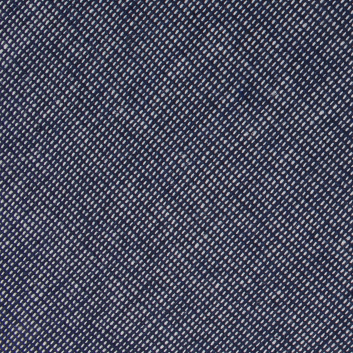 Fabric Swatch (Y315) - Navy Blue Needle Stitch Linen