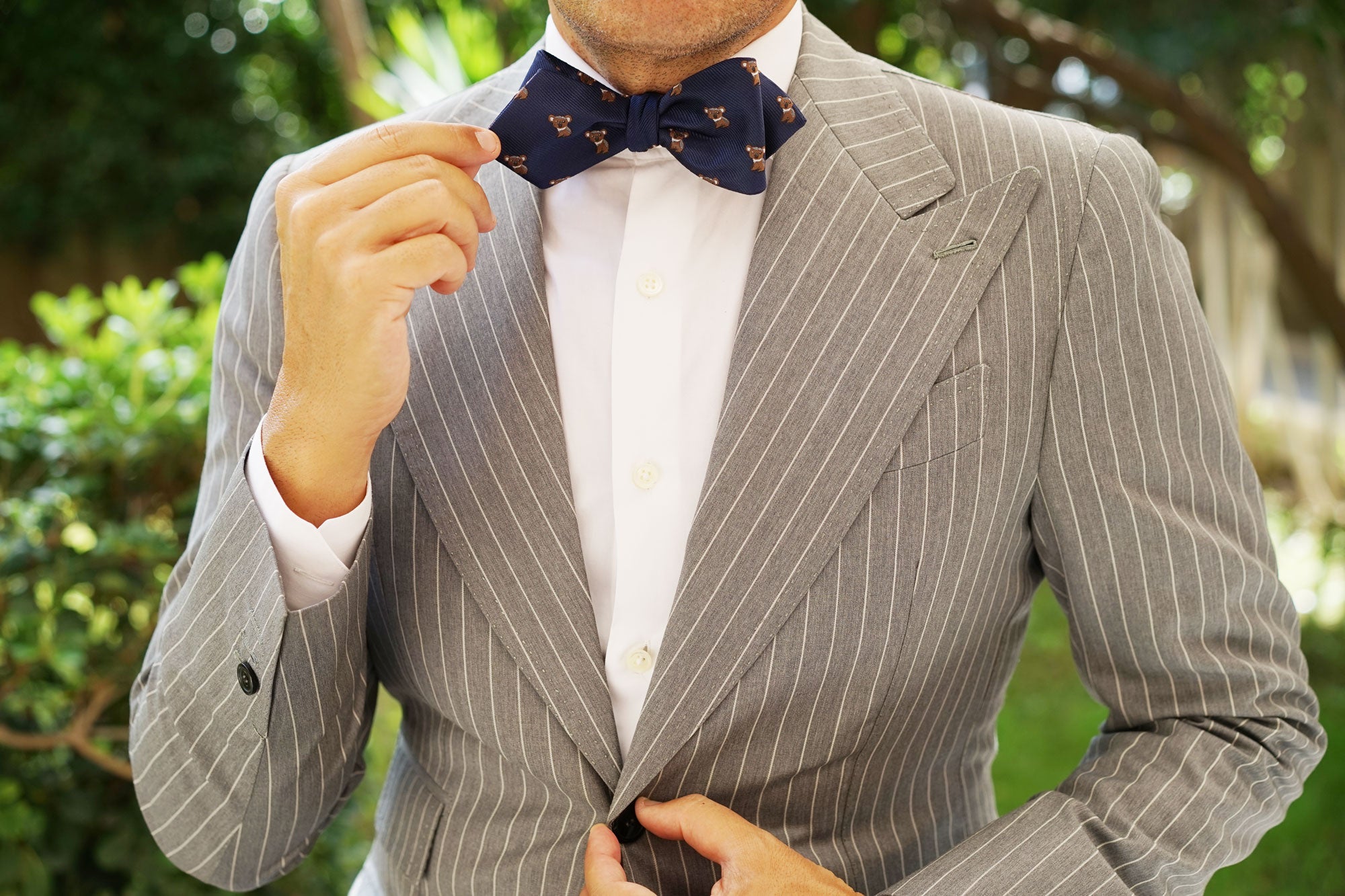 Koala Diamond Self Bow Tie