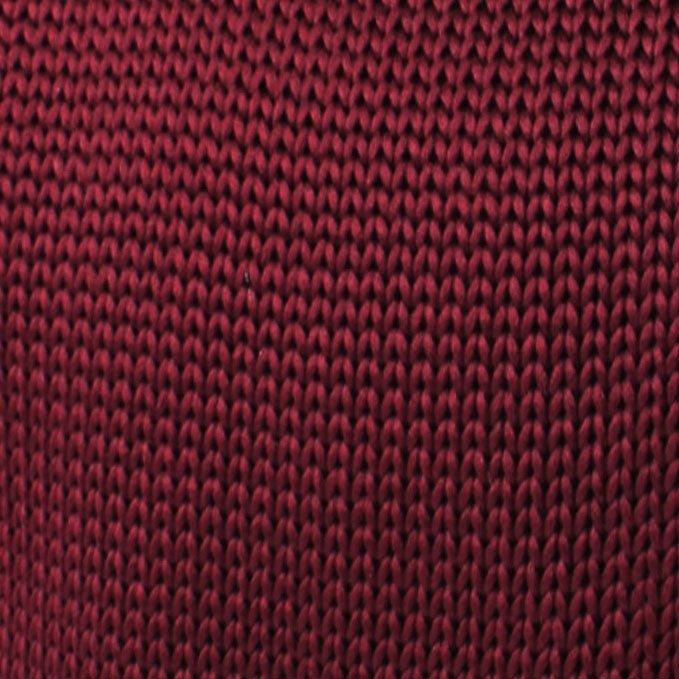 Ludic Burgundy Knitted Tie