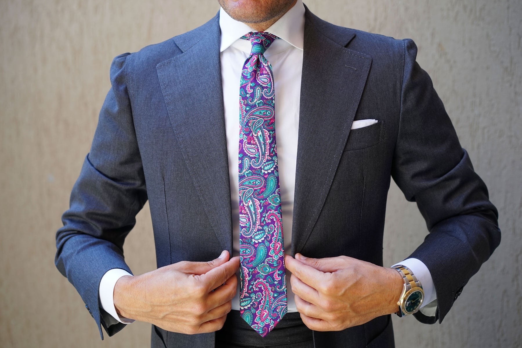 Botte Jegge Paisley Skinny Tie