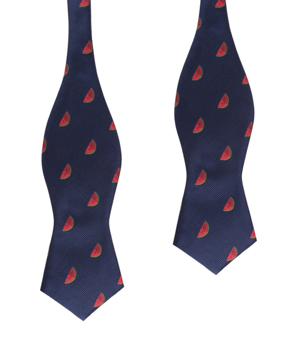 Watermelon Diamond Self Bow Tie