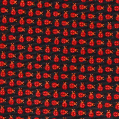 Coquelicot Red Beetle Tie