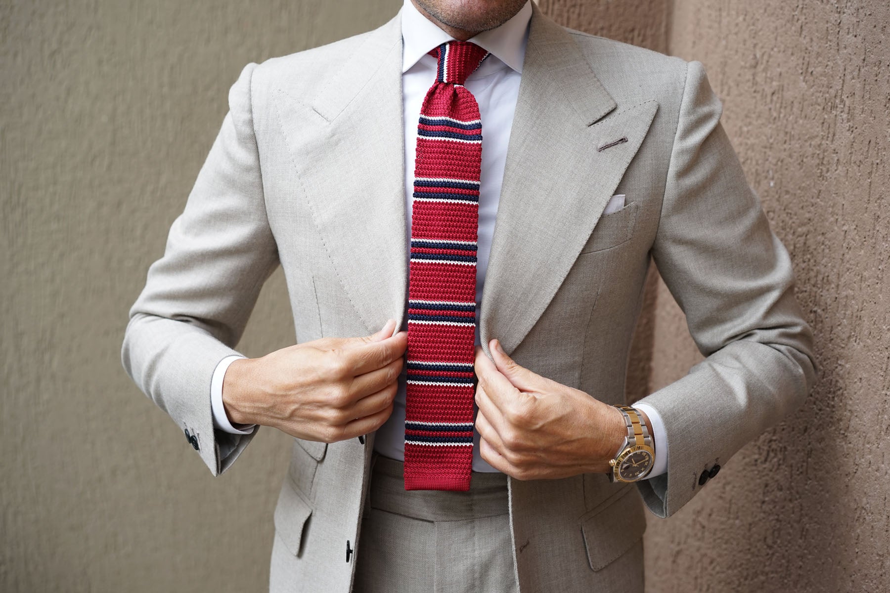 Coccotti Red Knitted Tie