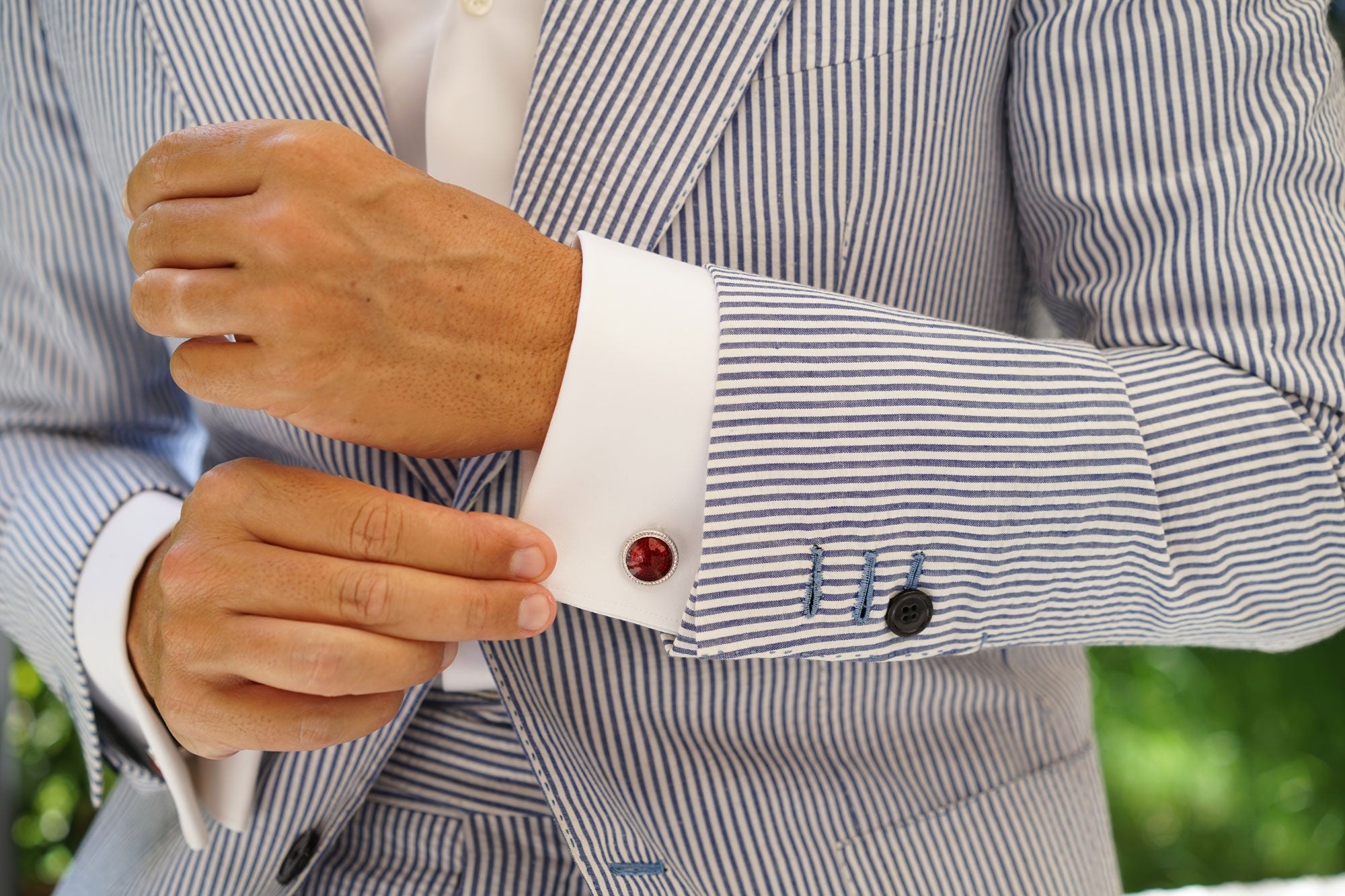 Ruby Eye Cufflinks