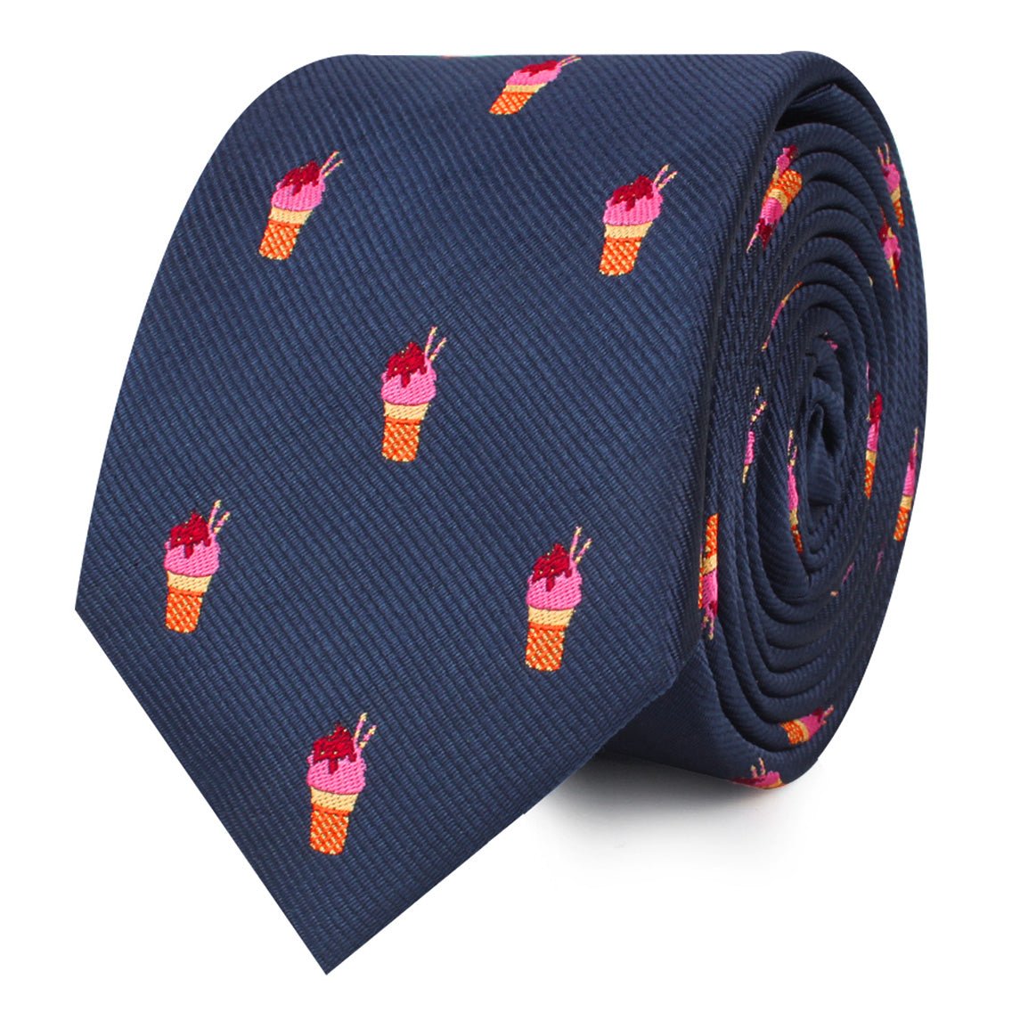 Sunday Ice Cream Skinny Tie