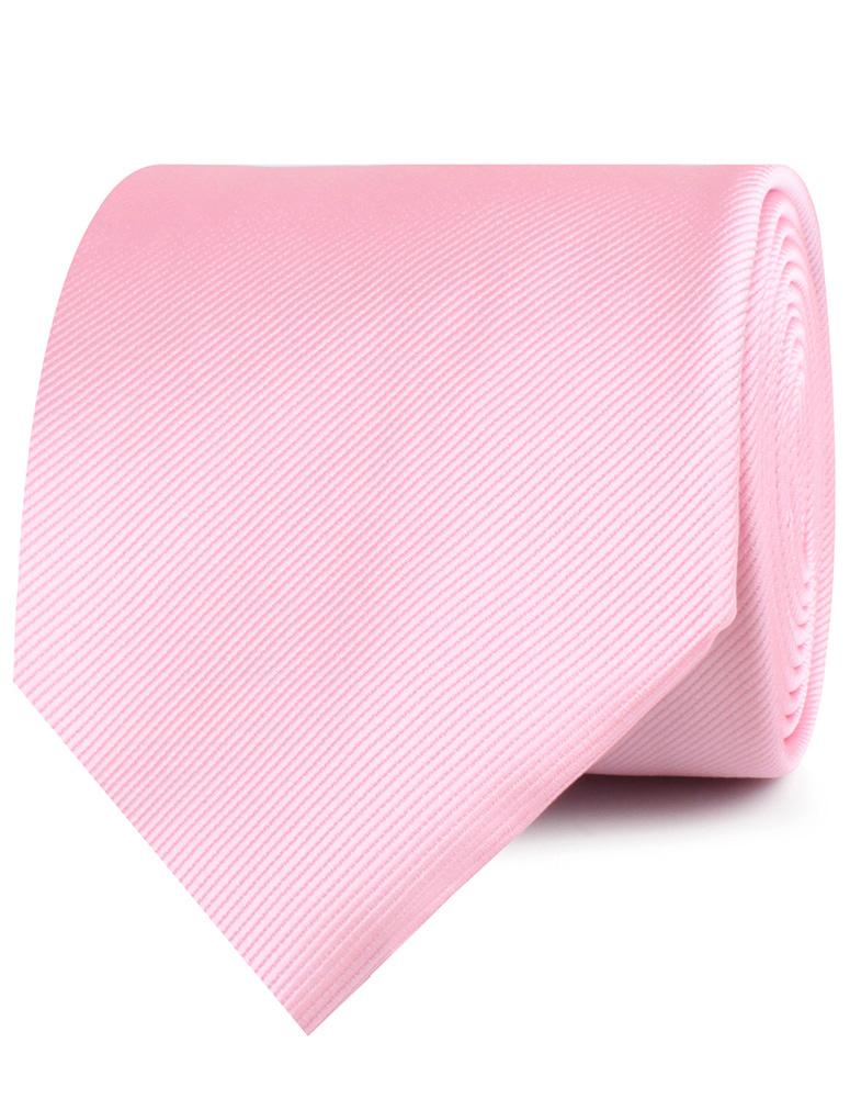 Flamingo Pink Twill Necktie