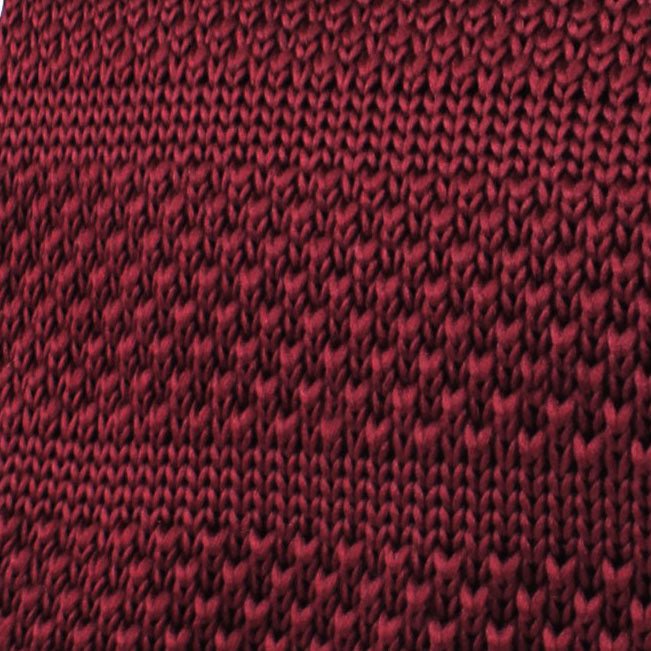 Azrou Burgundy Knitted Tie