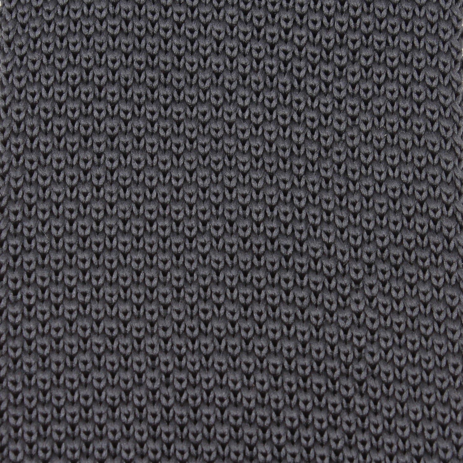 Charcoal Grey Knitted Tie