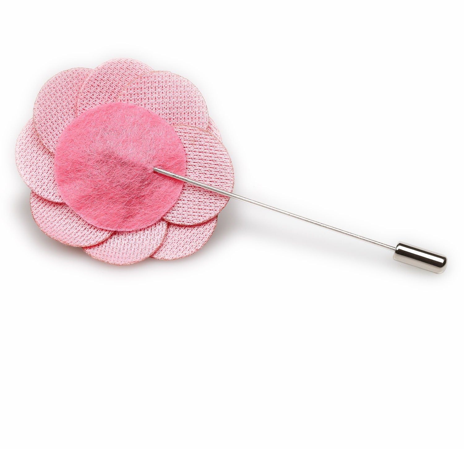 Hi Jinx Pink Velvet Lapel Flower