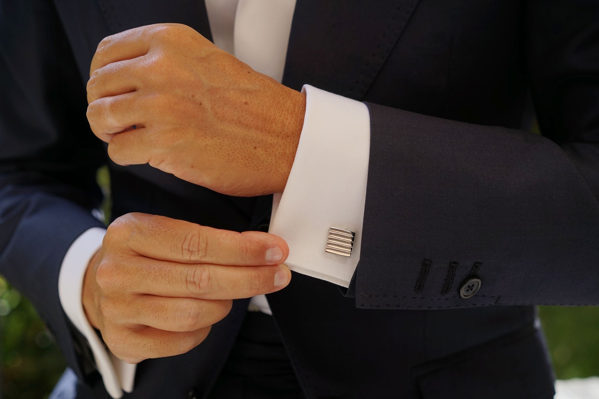 Silver Square Cufflinks