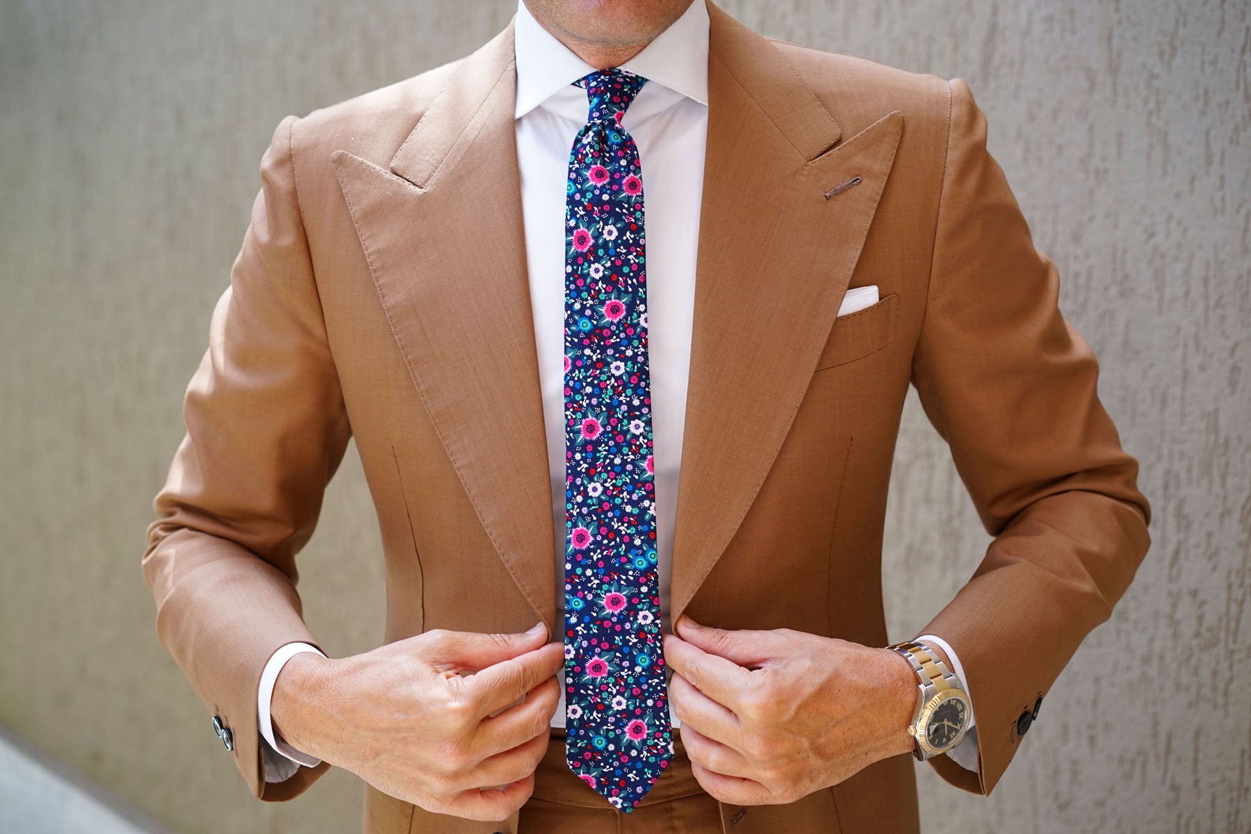 Nairobi Floral Skinny Tie