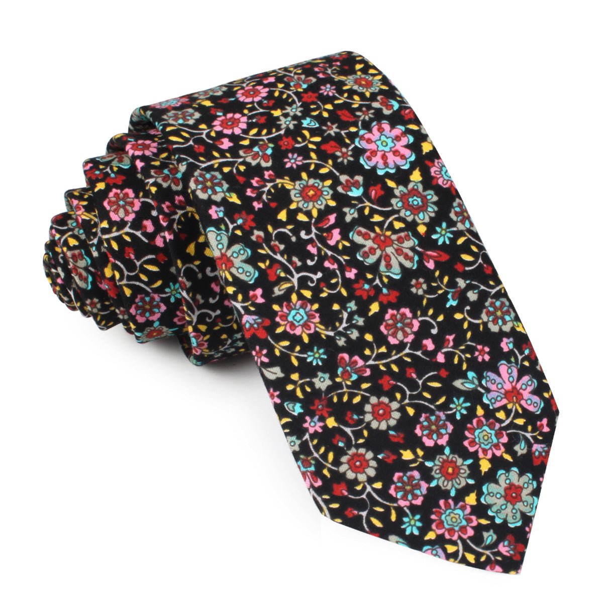 Istanbul Floral Skinny Tie