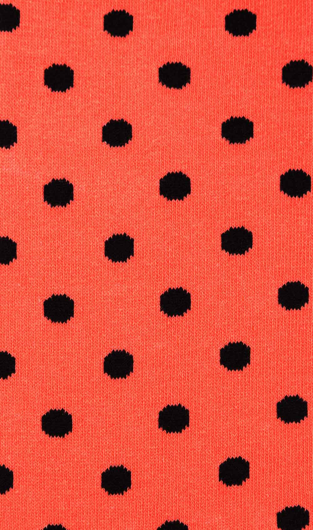 Apricot Peach Dot Socks