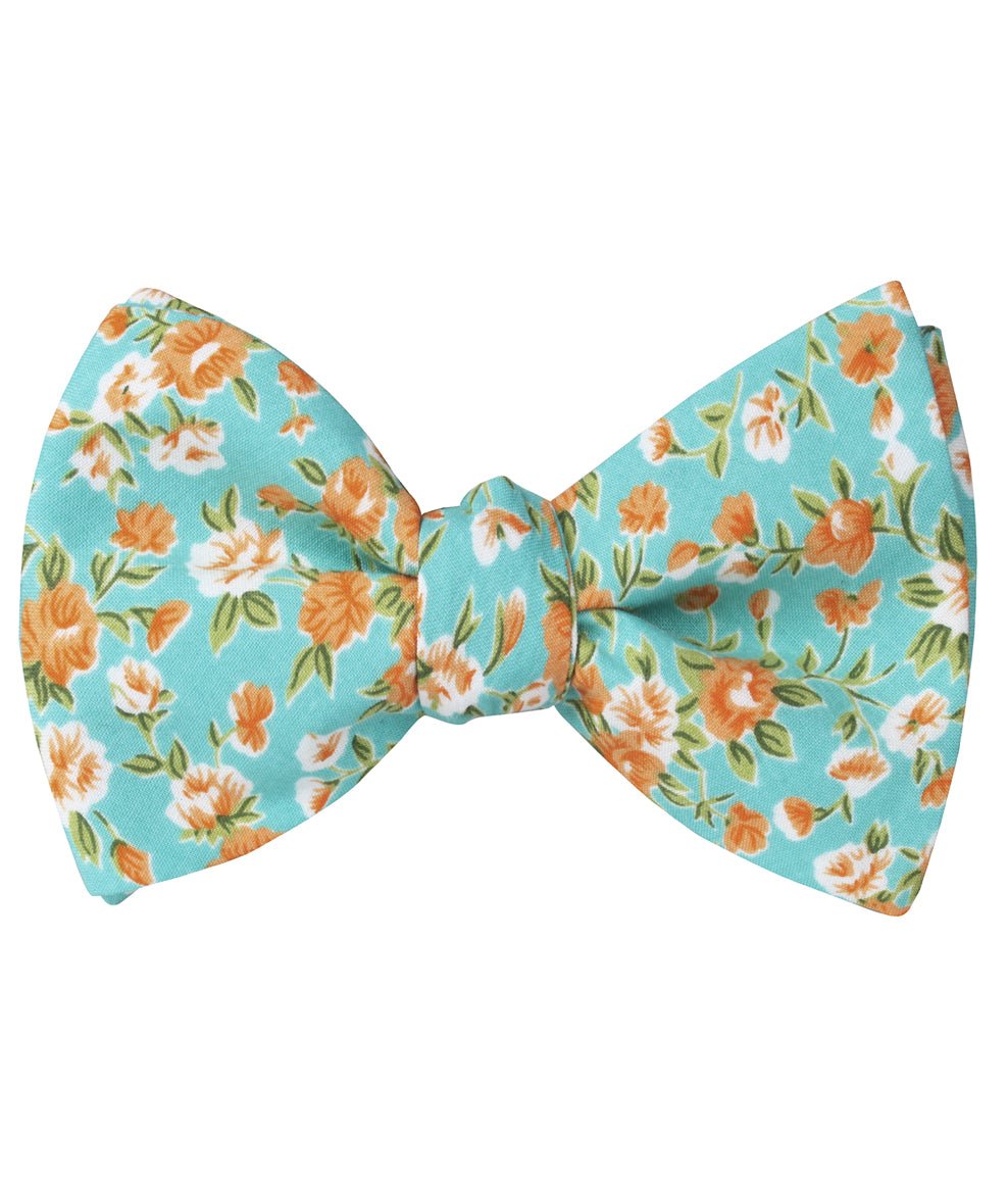 Monaco Floral Self Bow Tie