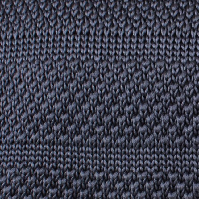 Alaskan Grey Knitted Tie