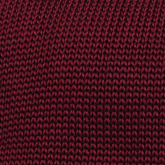 Aisling Burgundy Knitted Tie