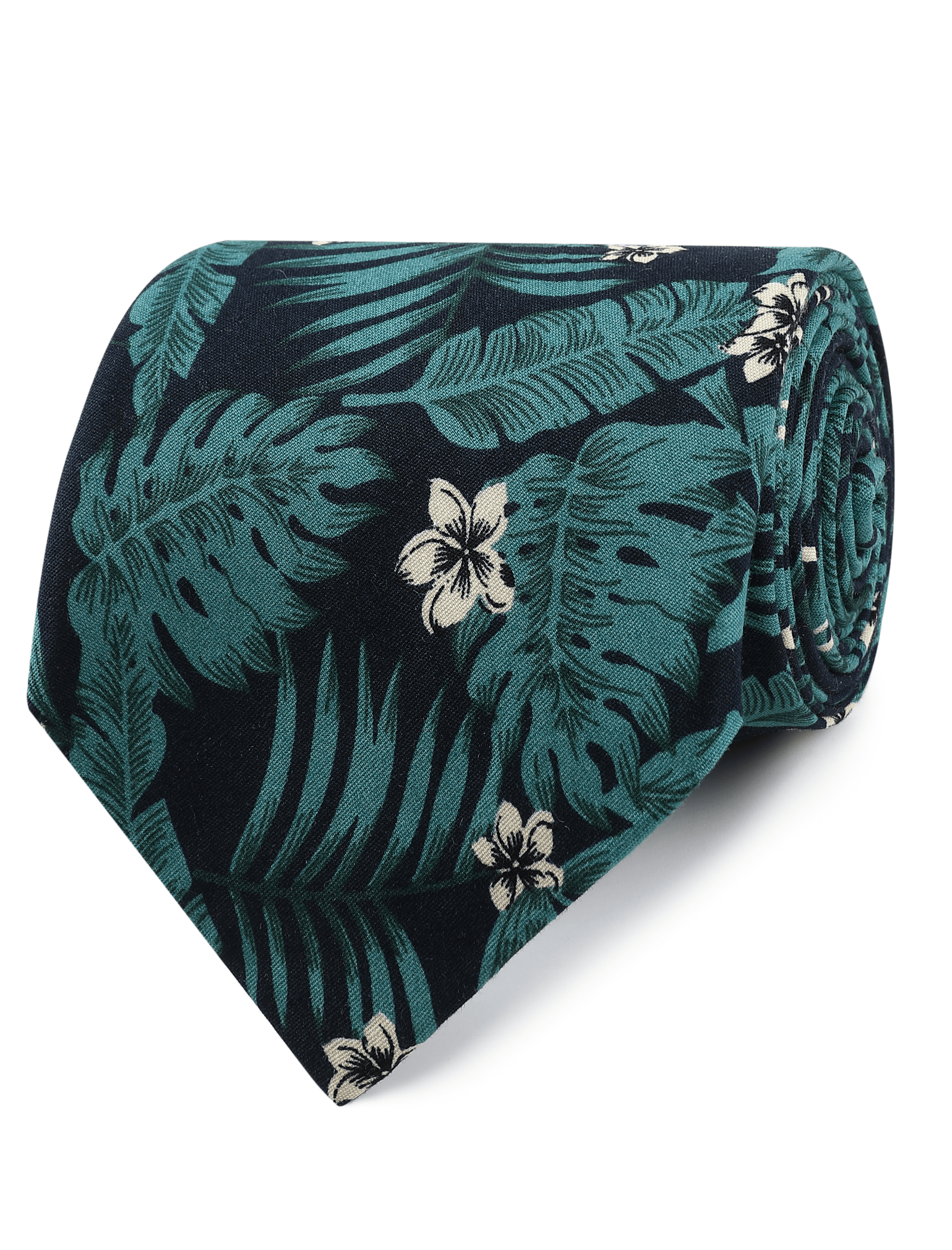 Essaouira Emerald Palm Necktie