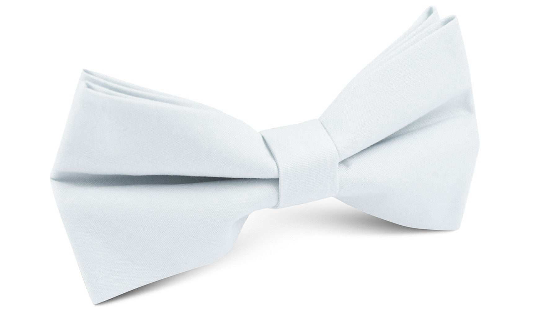 Alice Blue Cotton Bow Tie