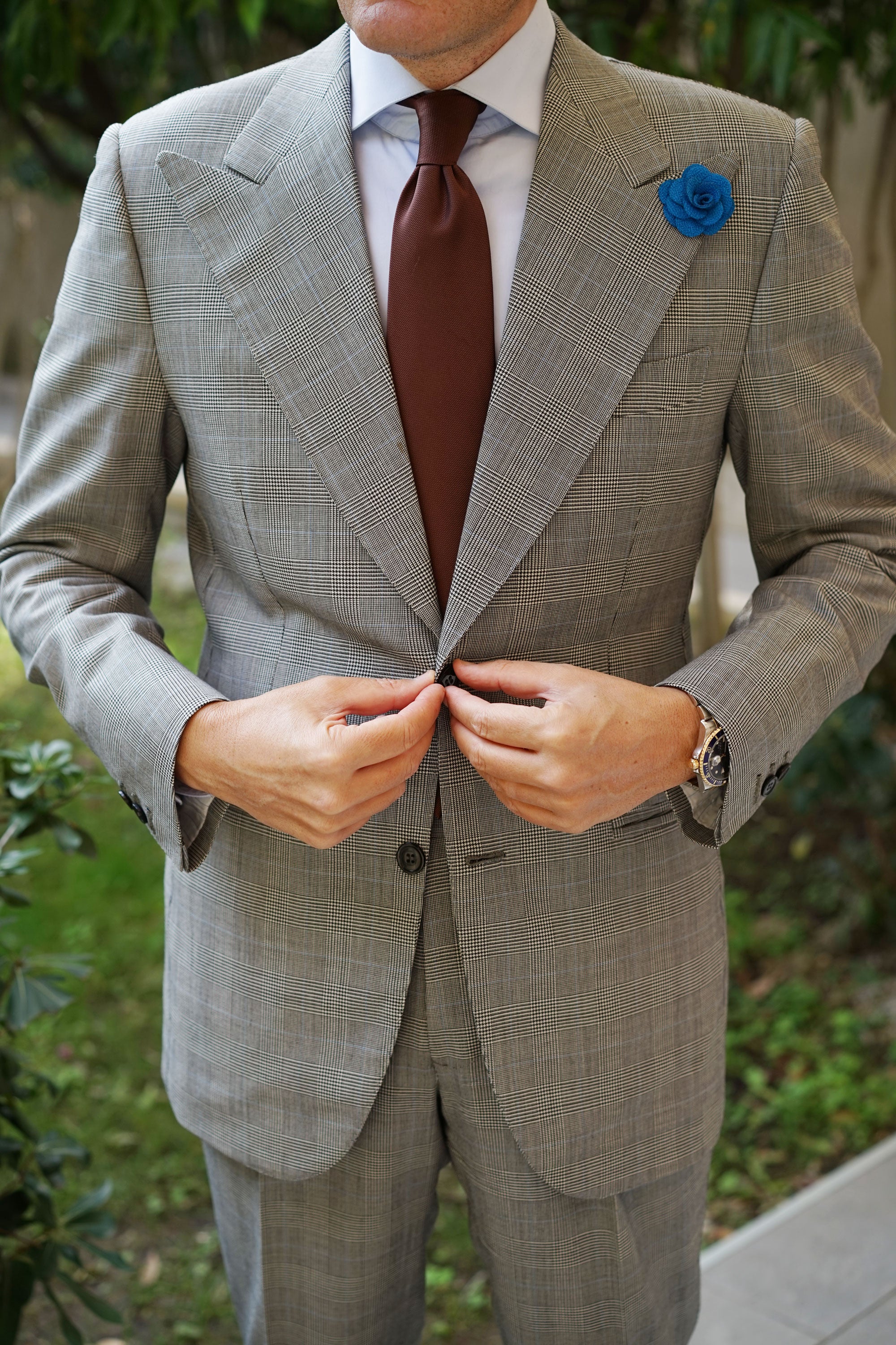 Rekindling Blue Lapel Flower