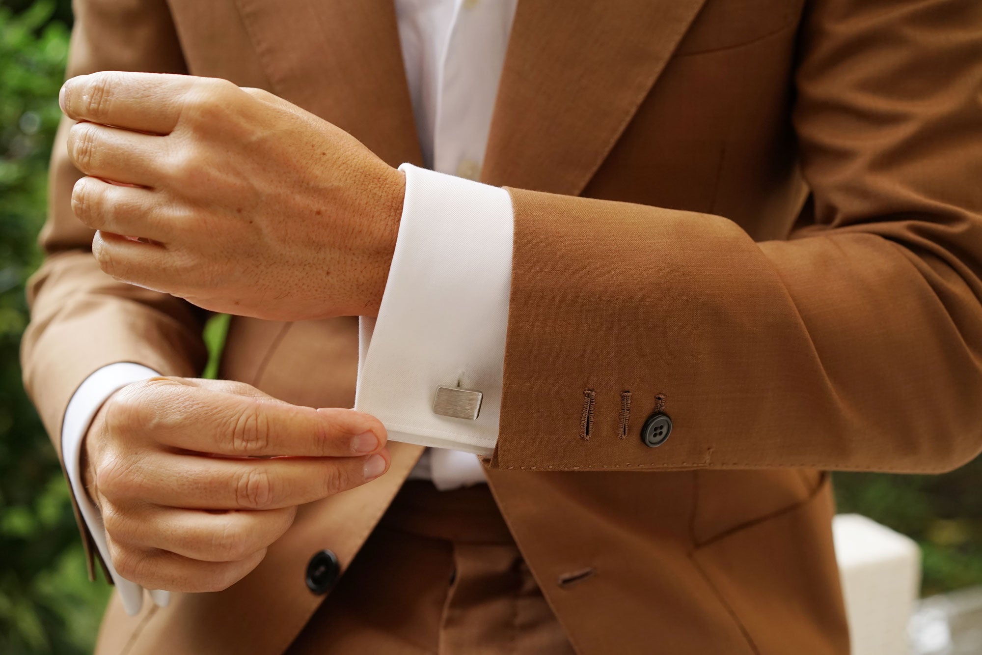 Sinatra Silver Cufflinks