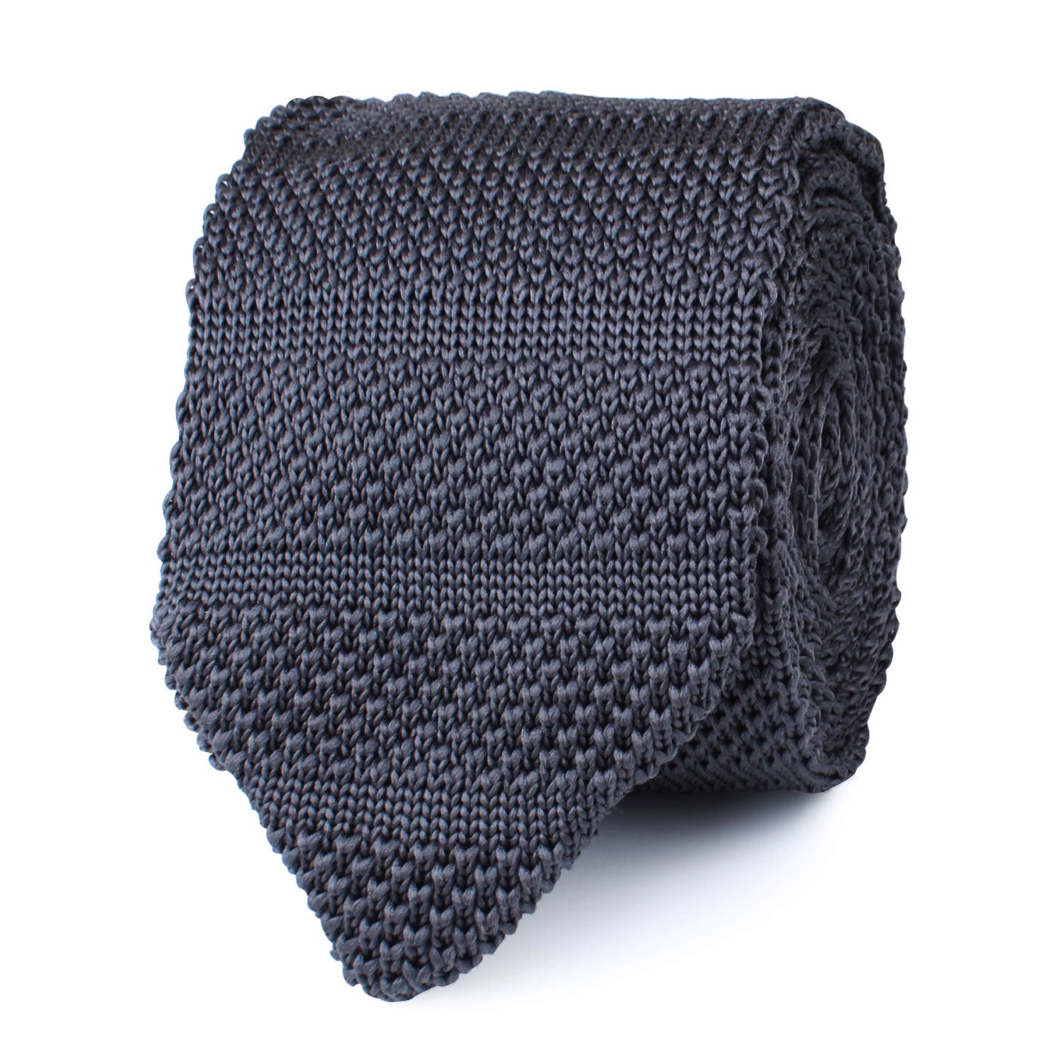 Alaskan Grey Knitted Tie