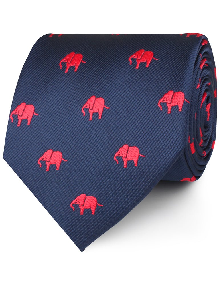 Pink Elephant Necktie