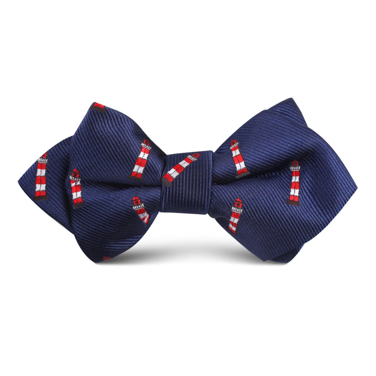 Nautical Lighthouse Kids Diamond Bow Tie